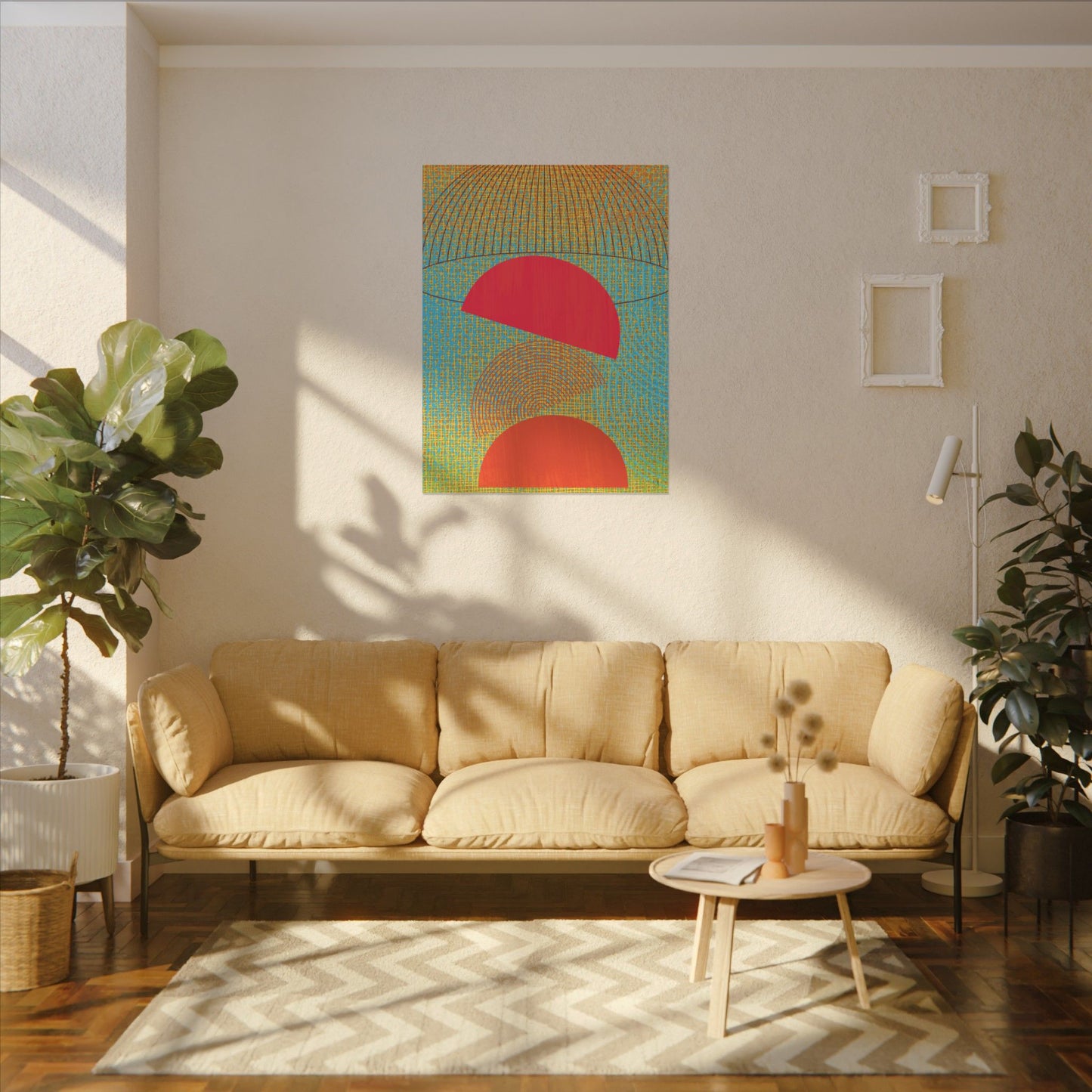 Canvas Art Print - Uruguay Fruits, Red