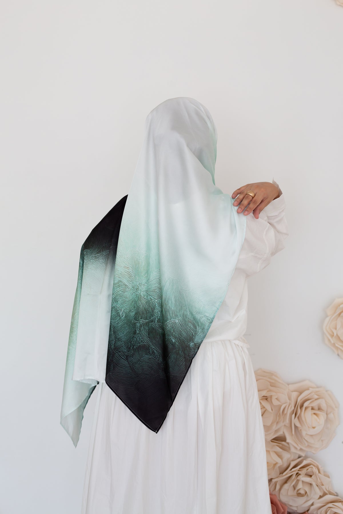 Resemblance of Souls — Original Artist-Designed Satin Scarf