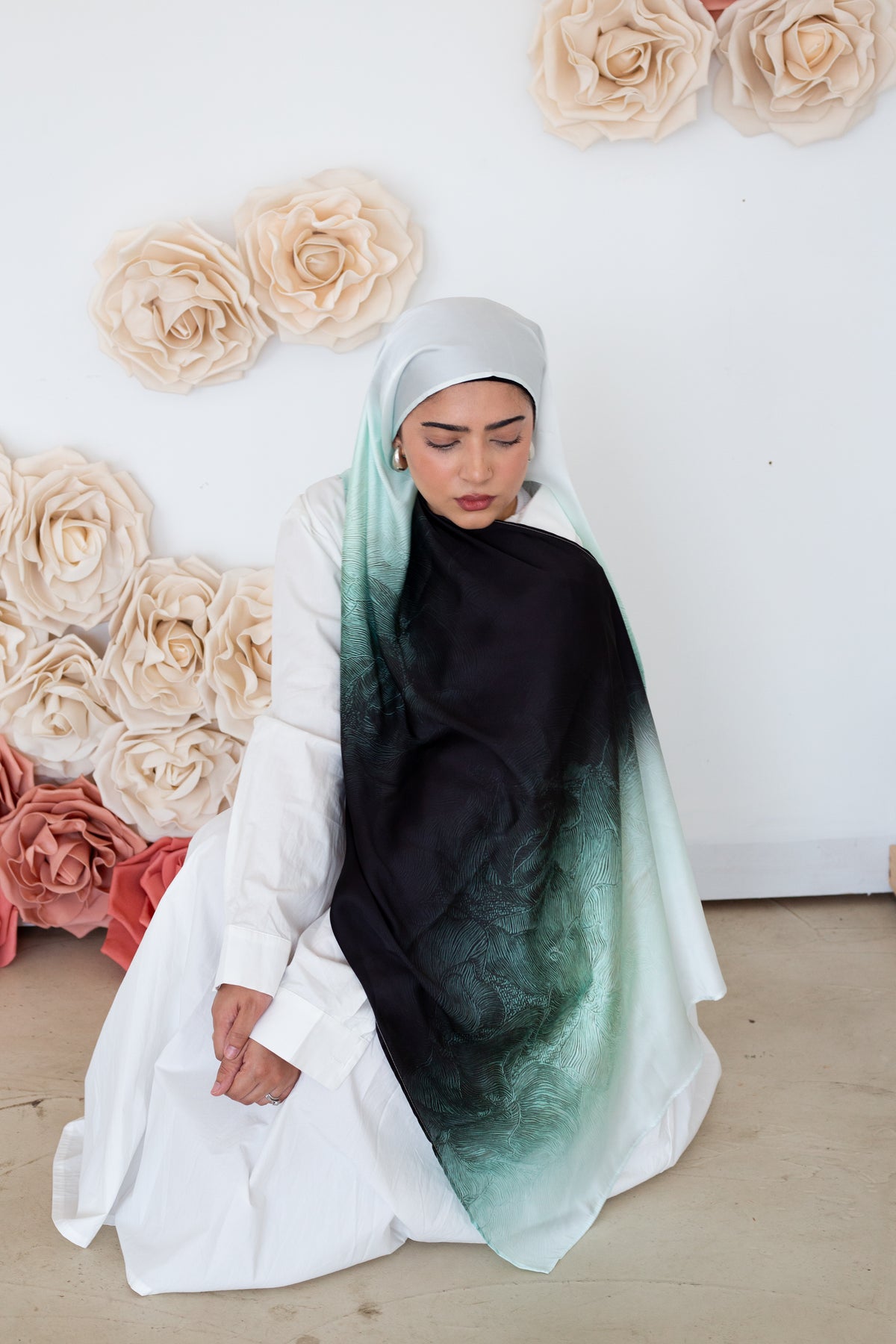 Resemblance of Souls — Original Artist-Designed Satin Scarf