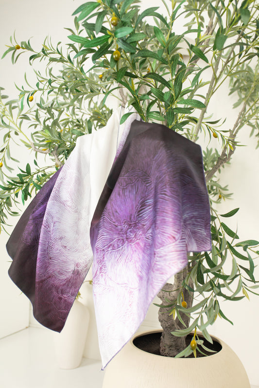 Angels Encircling, Metaphysics Engaging - Luxury Silk Hijab Scarf