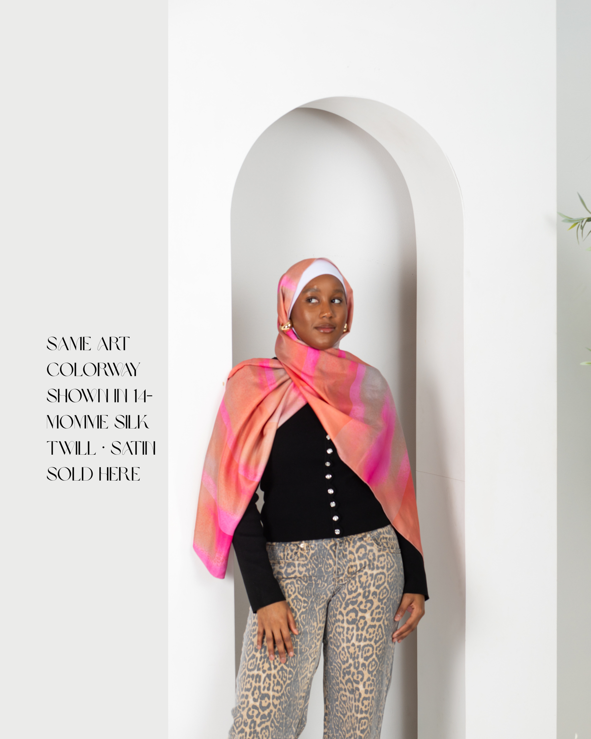 Fields of Nostalgia — Original Artist-Designed Satin Scarf