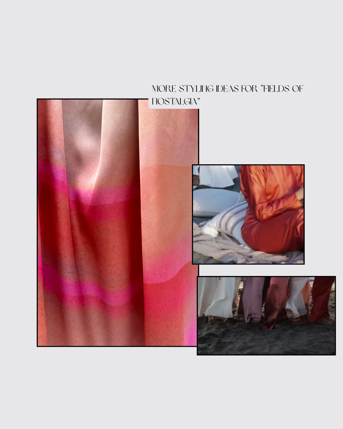 Fields of Nostalgia — Original Artist-Designed Satin Scarf