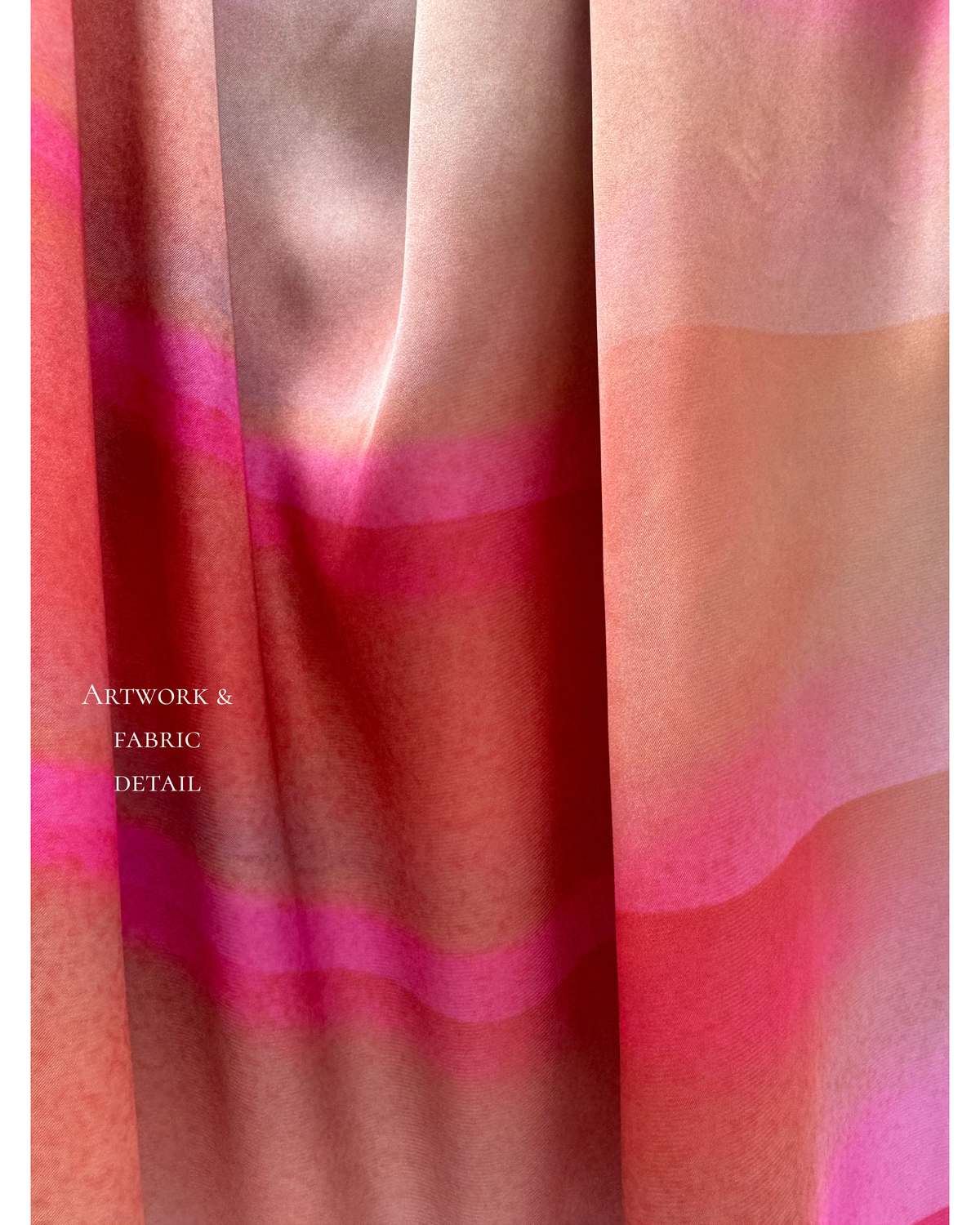 Fields of Nostalgia — Original Artist-Designed Satin Scarf