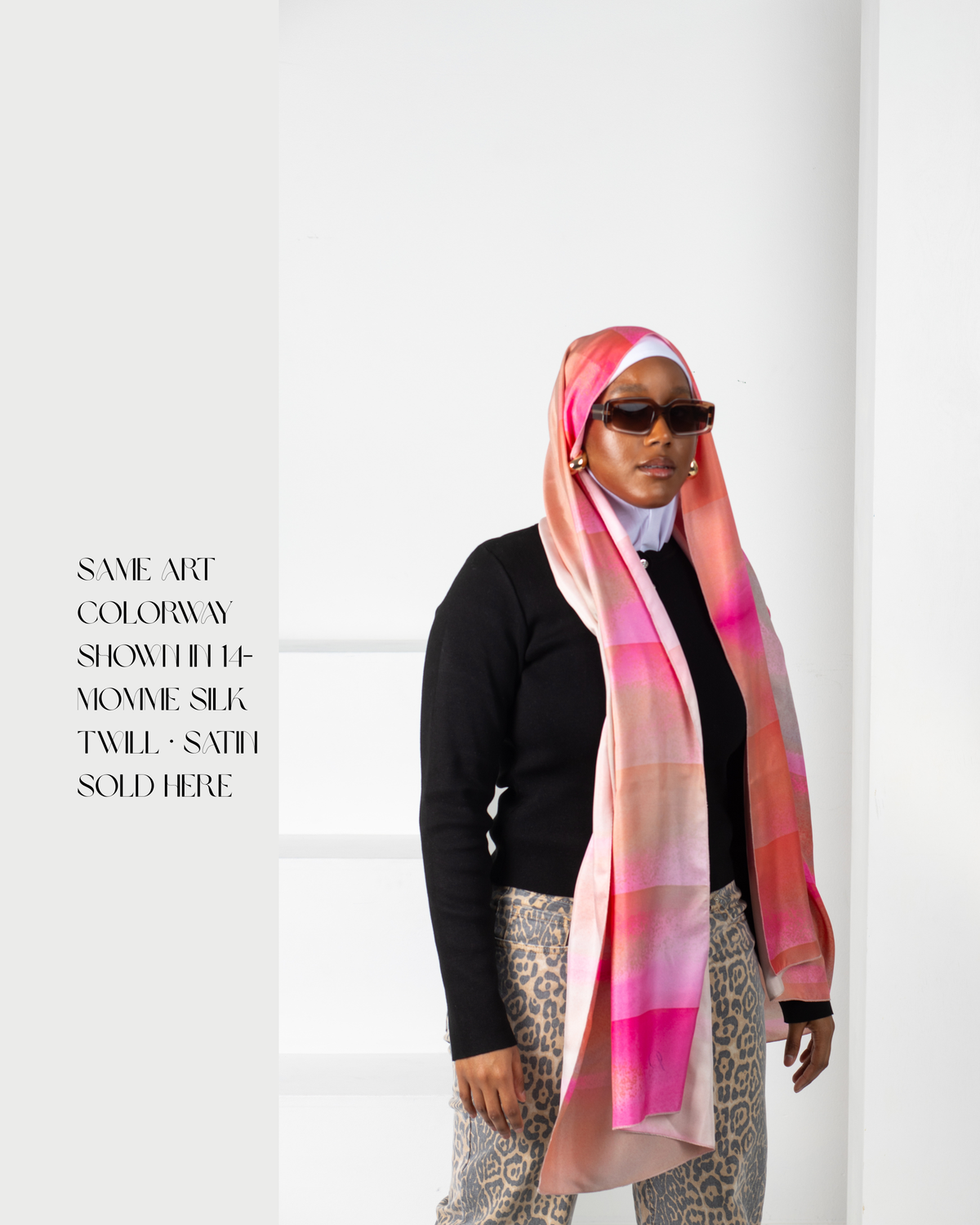 Fields of Nostalgia — Original Artist-Designed Satin Scarf